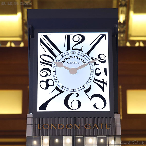 Large-Scale Building Clock Installation 